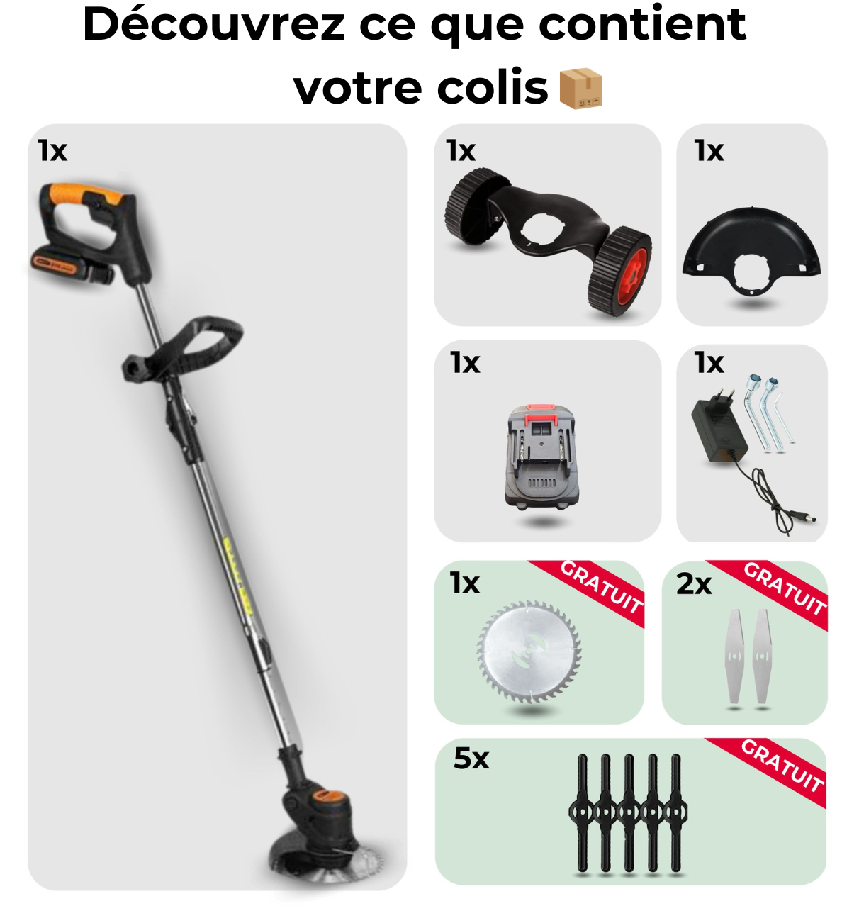Taille-Herbe 3 en 1
