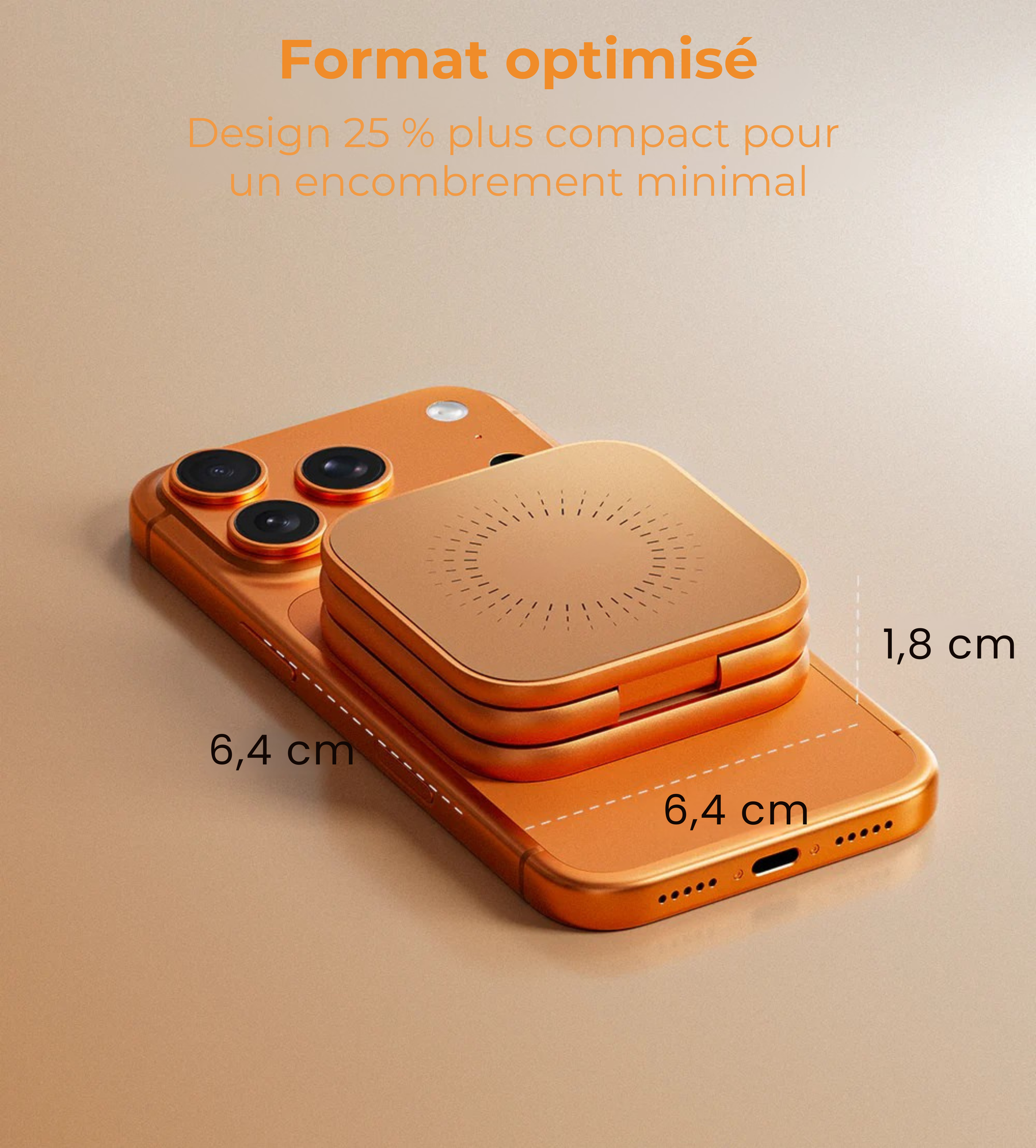 Orion Charge 25W Station sans fil MagSafe Qi2.2