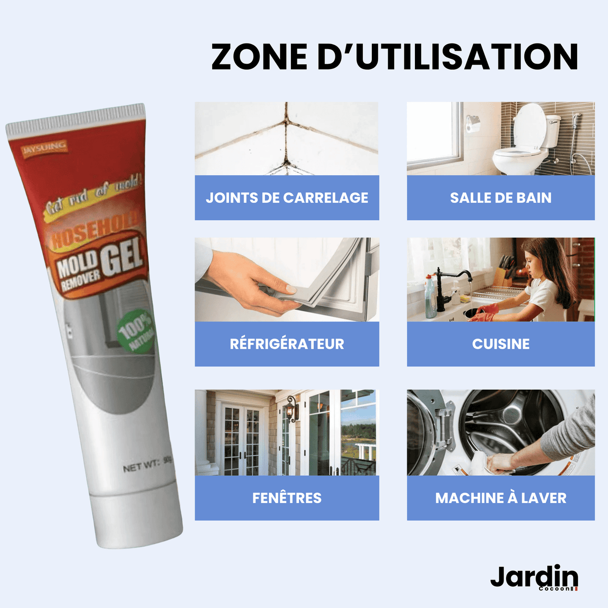 Gel Nettoyant Maison Anti-Moisissure