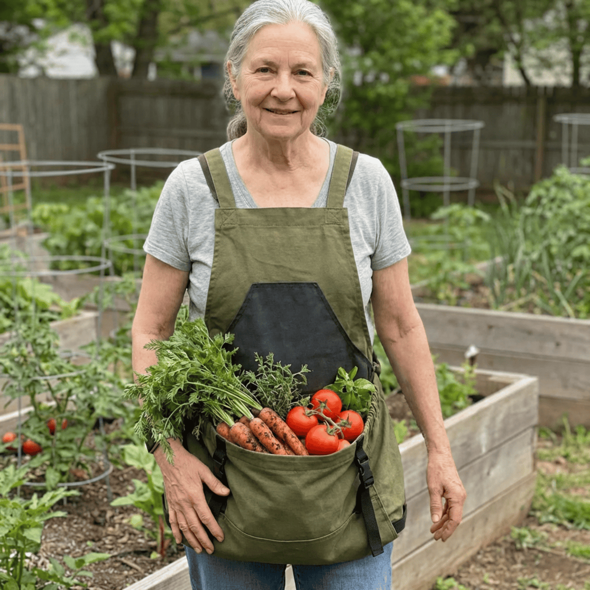 Tablier de Jardin Confort Dos