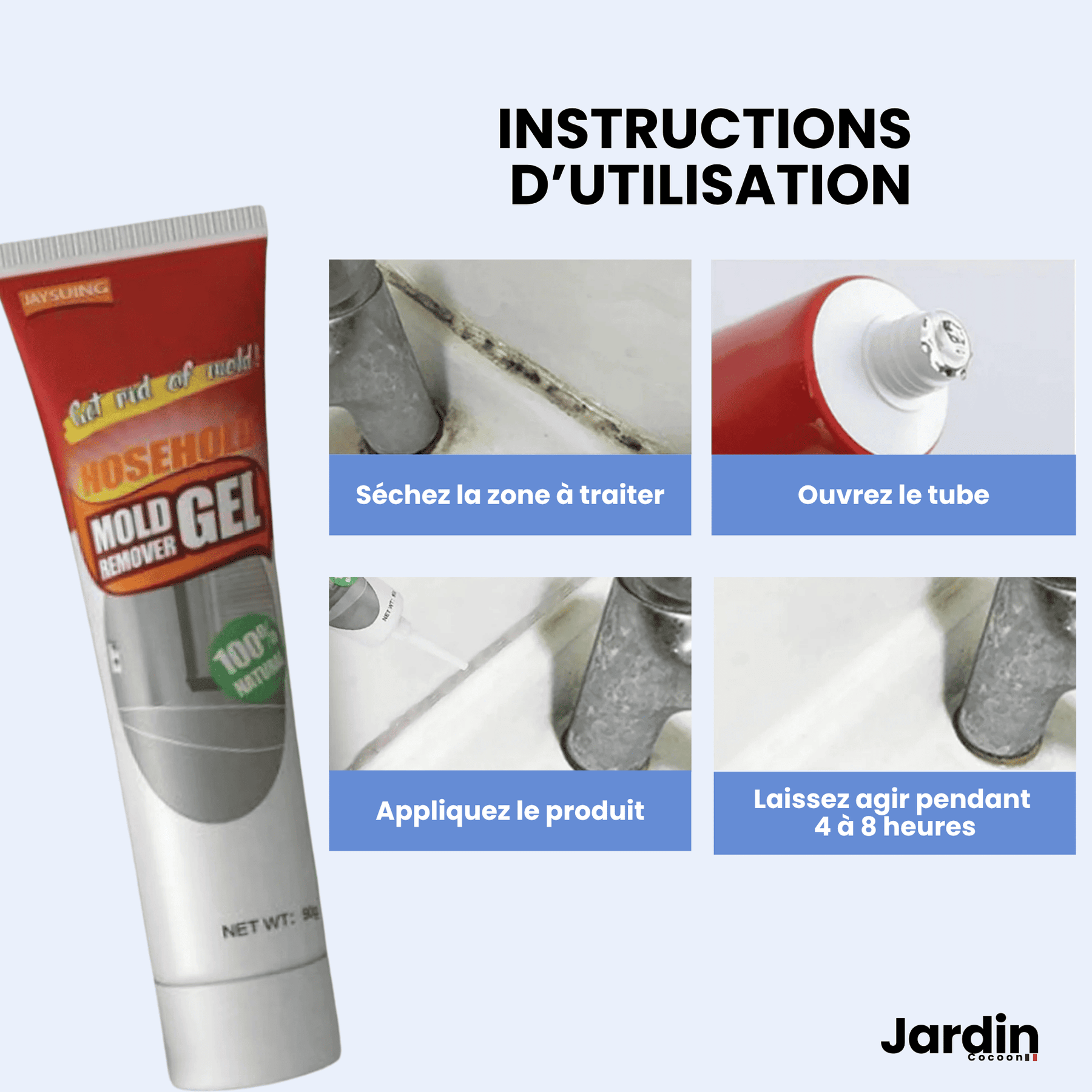 Gel Nettoyant Maison Anti-Moisissure