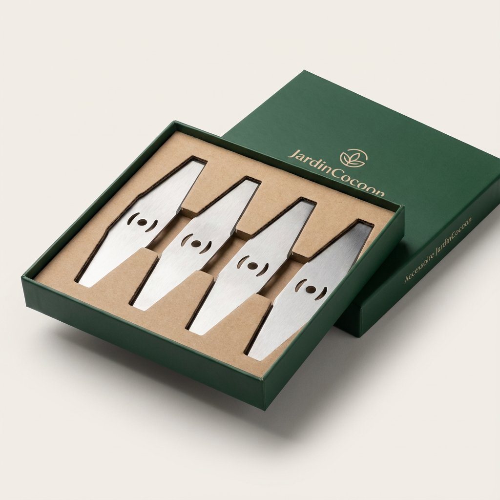 Lames métalliques pour taille herbe (x4)