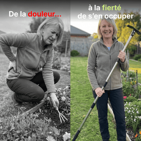 Outil de déracinement 2-en-1