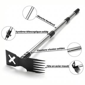 Outil de déracinement 2-en-1