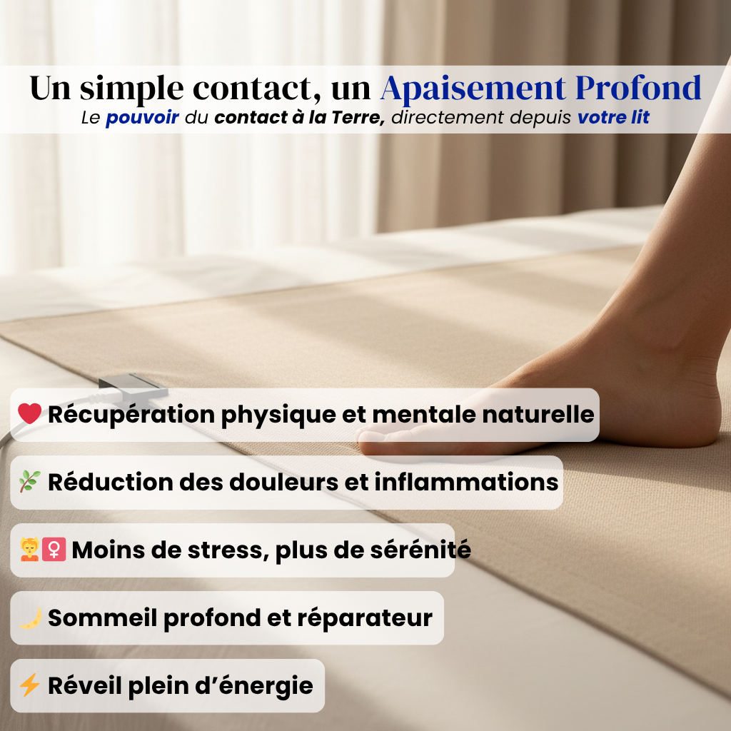 GroundSleep™ Draps de mise à la Terre