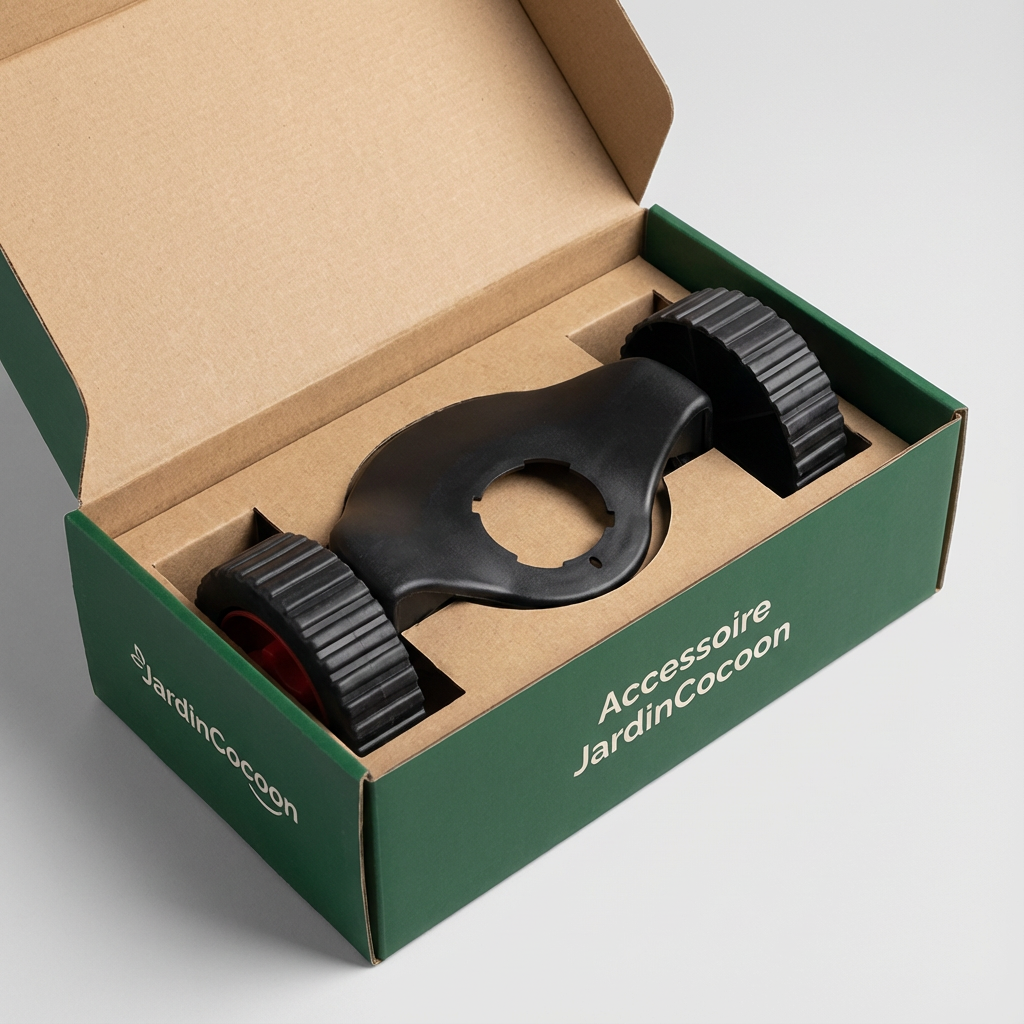 Roues bilatérales pour taille herbe